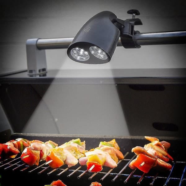 Grilllampe for grill, 10 LED magnetiske 360 graders justerbare sett Utendørsgrilllamper Grilltilbehør