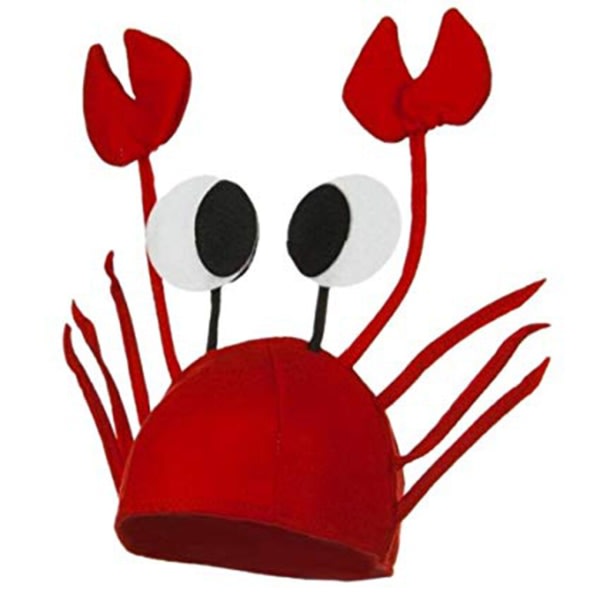 Jul Röd Hummer Crab Hat Tillbehör Barn Hat Present