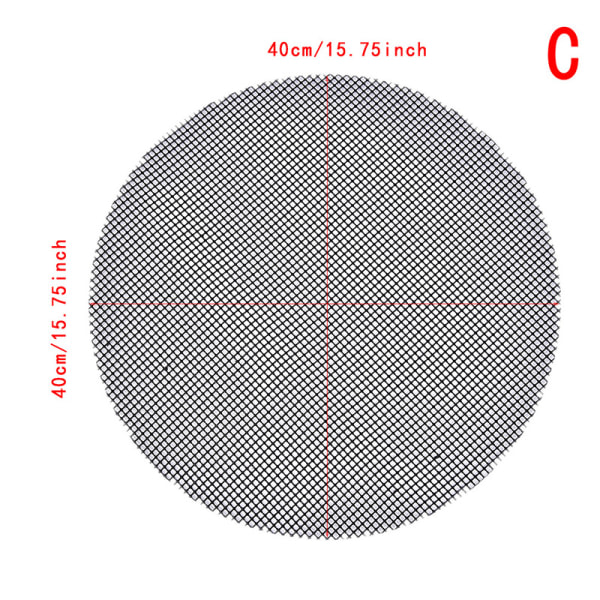 BBQ-grillmattanät, non-stick, nätgrill, grillning, bakning, M C 40*40cm C 40*40cm