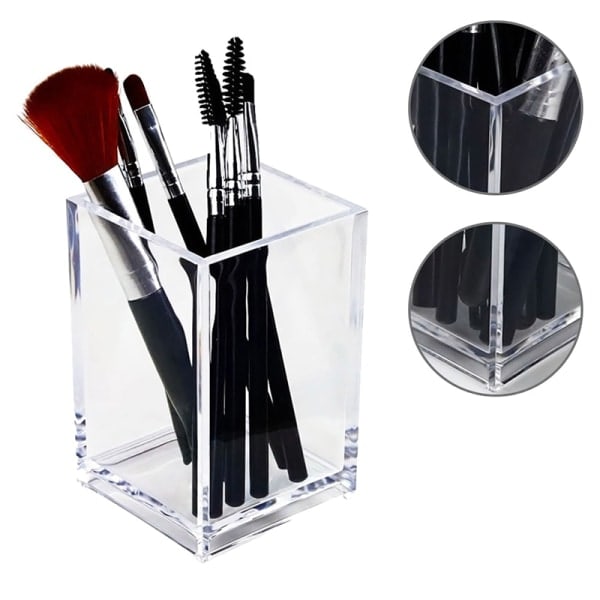 Make Up Organizer Plast Makeup Borste Pot Borstar Förvaring För B