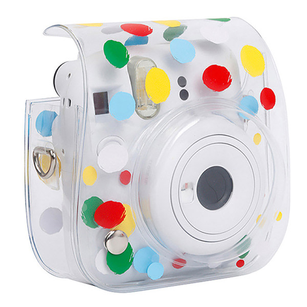 För Instax Mini 12/11 Polaroid Instant Camera Case PVC Trave Pr Transparent 1 Transparent 1