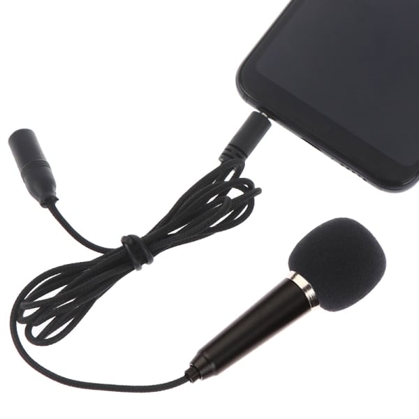 3,5 mm Karaoke Mic-hodetelefoner Mini Stereo Hodetelefoner In-Ear Headset Blå uten Headset Blue no Headset