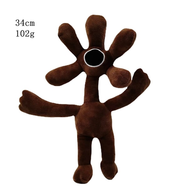 Roblox Rainbow Friends Rainbow Pals plyschleksak docka Multi-Horned Monster 25cm-53cm