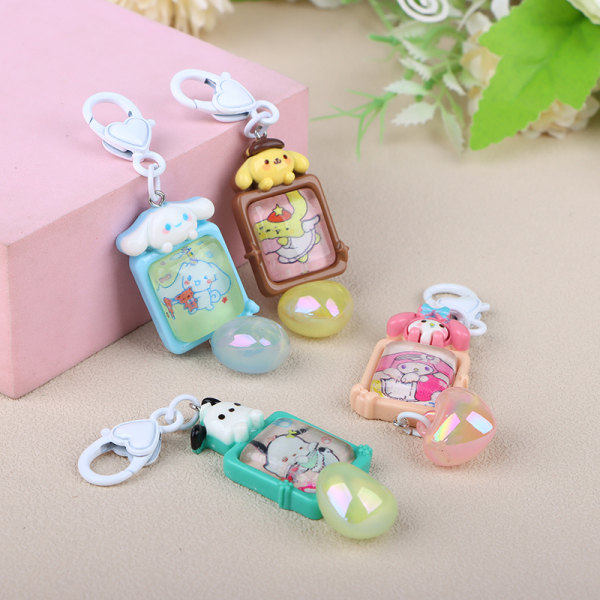 Kawaii Kuromi Cinnamoroll Avainrengas Koululaukku Charm e Cartoon Ke F
