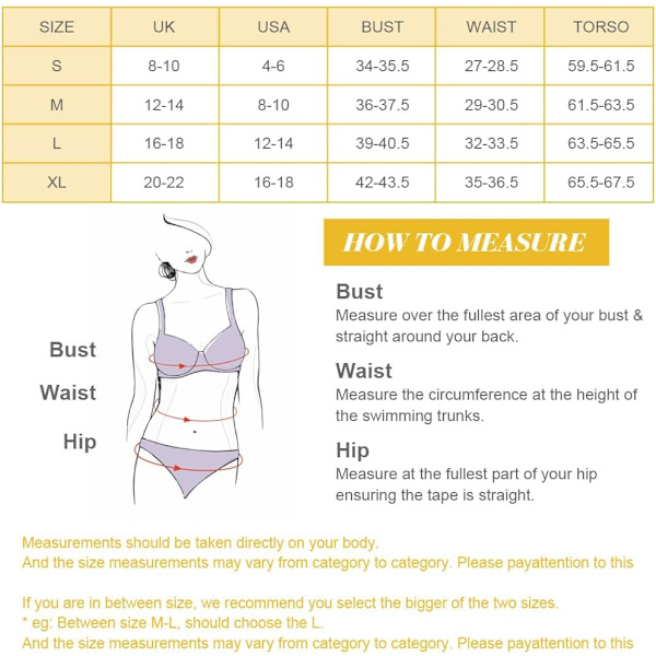 Naisten korkeavyötäröinen bikinin setti, kaksiosainen vintage-halter-ryppyinen bikinin, rantauimapuku V-kaula-twist-etupuoli, seksikäs uimapuku Gold XL