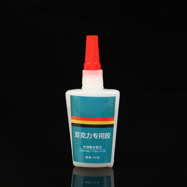 40 g starkt snabblim PMMA lim ABS transparent F
