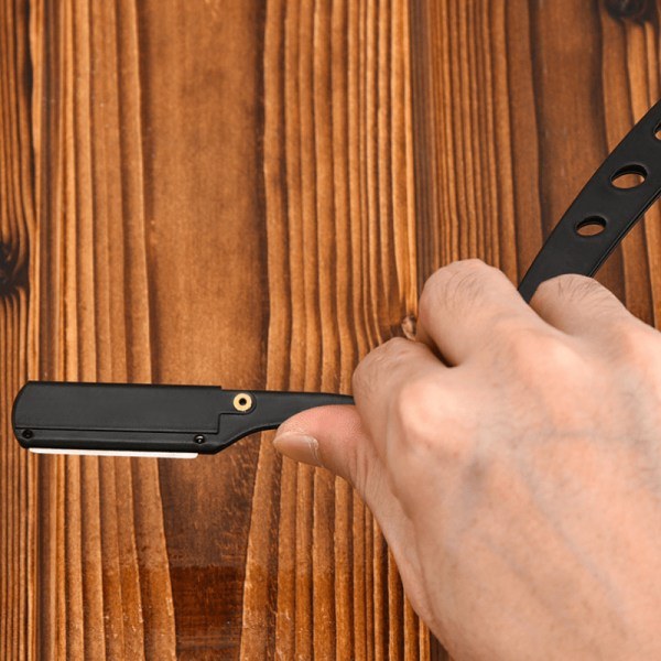 Barberkniv i Rustfritt Stål - Shavette Hårbortfjerning Gull 2-pakning 2-Pack