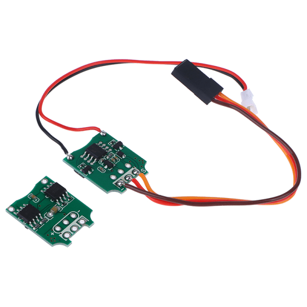 Micro 3A RC ESC Gjør-det-selv Børstet Motorhastighetsregulator Totrådig Bru med kabel