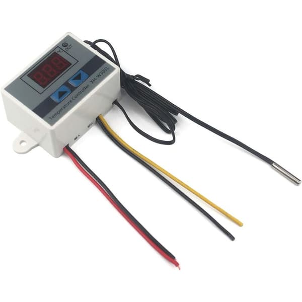 220V Digital Termostat Temperaturkontroller Kjøling og Varmekontroll