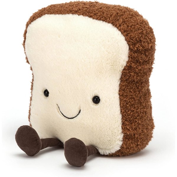 Amuseables Toast Food Plush, Medium 11 tommer