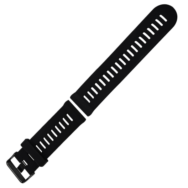 Kompatibelt Garmin Fenix ​​3 Hr mjukt silikonarmband + verktygssatser Svart