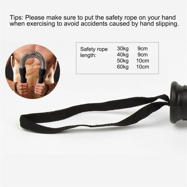 Fjäderarm Styrka Hand Gripper Power Twister Resistance A1