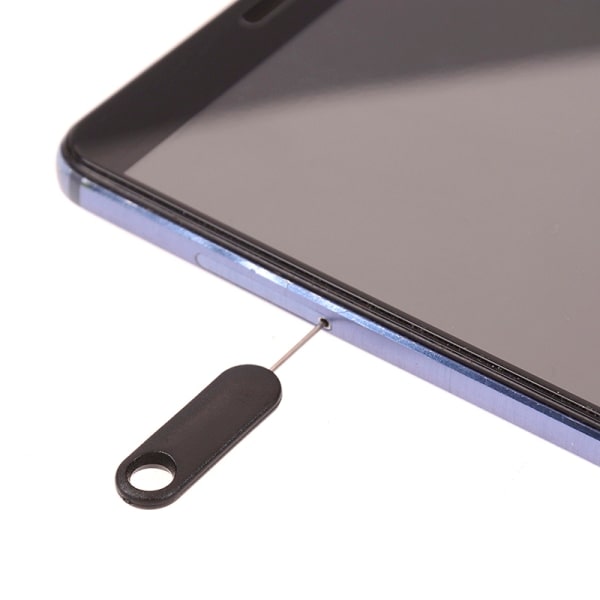 30 stk SIM-kortfjerner utkasterstift nøkkelverktøy svart 30 stk black 30pcs