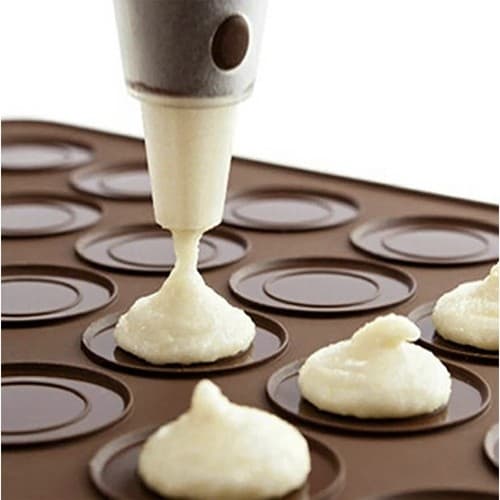 Macaron kageform i silikone / form - 48 pladser 150