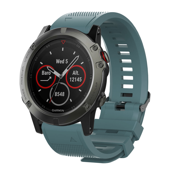 Fit Garmin fenix5 S X Fenix 3 3HR Quick Release Ranneke 935 945 Silikoni 6pro 22MM Navy Blue