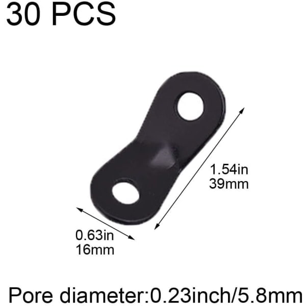 Tältrepssträckare 30 st Aluminiumlegering Guyline Cord Adjuster Paracord sladdknutningsspänne för utomhusvandring Camping