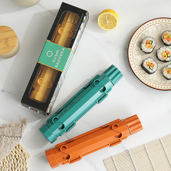 DIY Sushi-valmistuskone Sushi-valmistaja Sushi-työkalu Nopea Sushi Bazooka Valkoinen