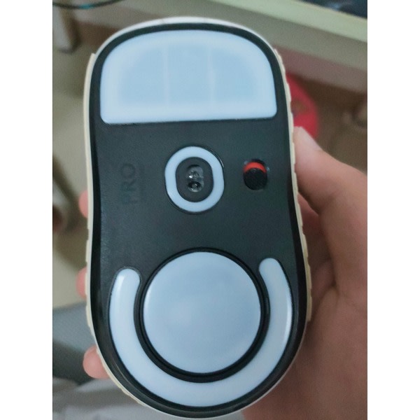 2 Sæt Musfødder Musskøjter Klistermærker Pad Afrundede Glide Curved Kanter Udskiftning til Logitech G Pro X Superlight Mus Hvid