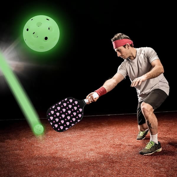 LED-upplysta Pickleball-bollar