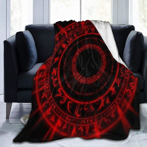 Ravens Nordisk Mytologi Viking Super Blød Tyk Varmt Tæppe Kasttæppe Hjem Varmt Tæppe -w143 50x40in 125x100cm