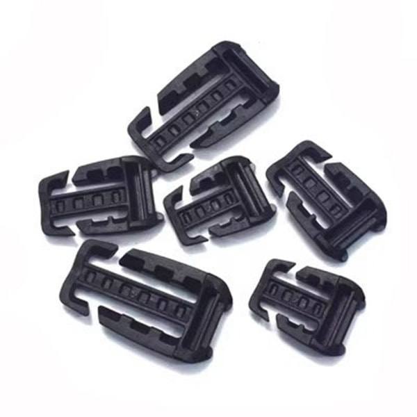 4st Webbing Rem Spänne Slider Fästelement 38MM 38mm