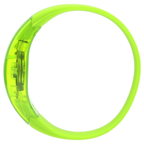 Night Running LED-armband Ljudkontroll Lyser upp Silikonblinkande armband för PartyGreen