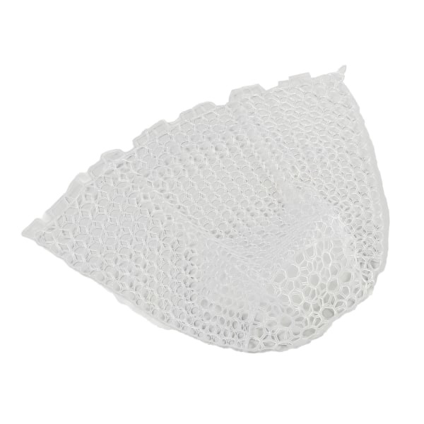 Ersättningsnät för fiske Transparent vitt hopfällbart gumminät 55cm fiskenät för sportfiskare
