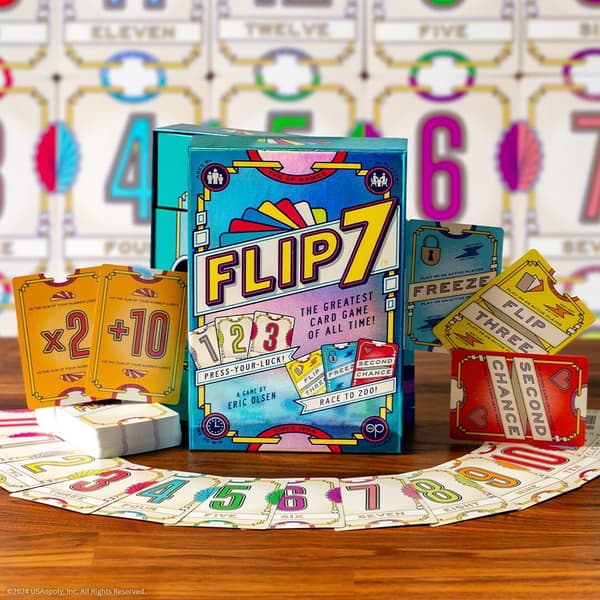 Flip 7 | Selskapsspill | Alder 8+ | 3+ Spillere | 20+ Minutter Spilletid
