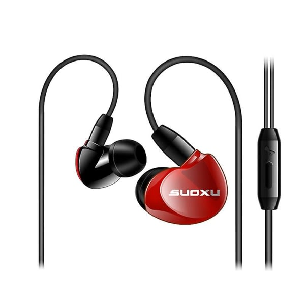 Sx538 Universal Heavy Bass Hifi In-ear trådløse høretelefoner Sportsheadset med mikrofon Jikaix Black Black