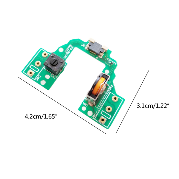 Uafhængig museknapmodul Ekstern knapmodul Mikroswitch-knapkort E