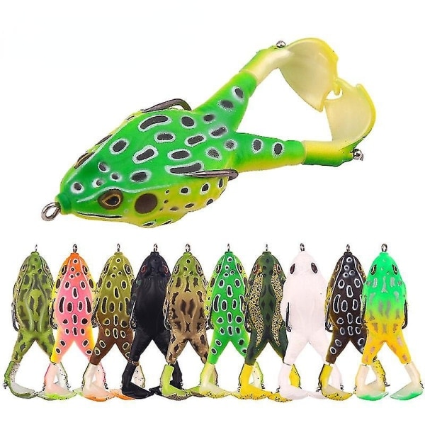 Roterende dobbeltbeint Thunderfrog 9cm/13,7g Flytende utendørs fiske biomimetisk agn