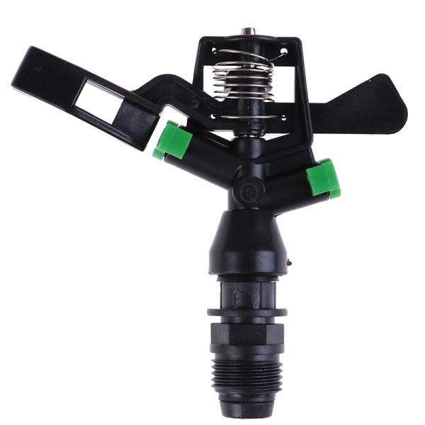 1/2\" Roterande sprinklermunstycke Gungmunstycke Gårdssprinkler Gårdbevattningssprinkler Trädgårdsbevattning Black 1Pc