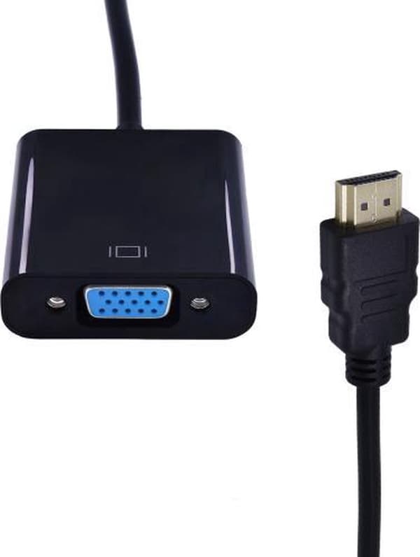 AppC17 HDMI/VGA/3.5mm - Sort adapter.