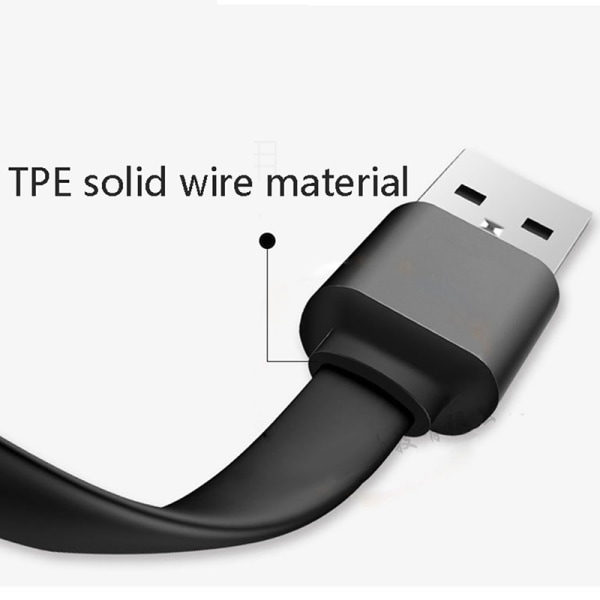 USB-opladningskabeladapteroplader til Mi Band hurtigopladning C Sort til Mi band 4 Black For Mi band 4