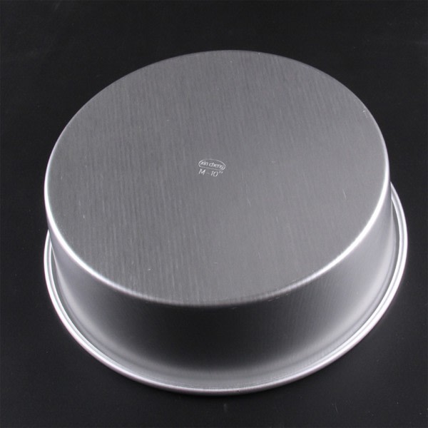 Rund sømløs form 4~12 tommer aluminiumlegering Non-stick kageform Multifunktionsbagning Bageform i ét stykke null - B