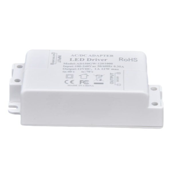 LED-taajuusmuuttajan power LED-taajuusmuuttajan power AC100-240V/0,35A DC12V/1A 12W G4 MR11 MR16