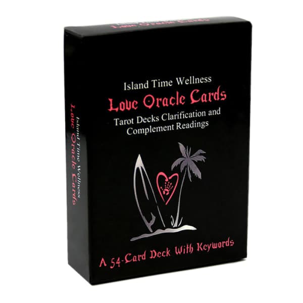 54 Island Time Wellness Kärlek Oracle Tarot-korttipeli