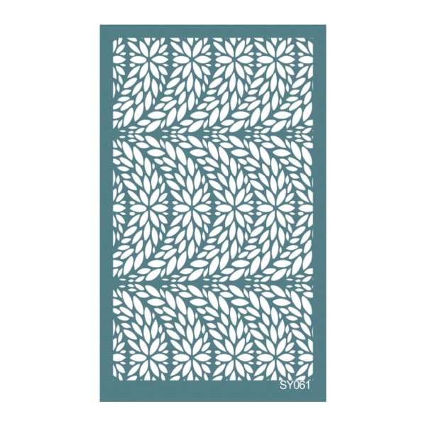 Silkscreen Schabloner för Lera Återanvändbara Silkscreen Tryck Lera Smycken Tillverkning DIY Konst Hantverk Örhängen Tillverkning Leverans Verktyg null - SY061
