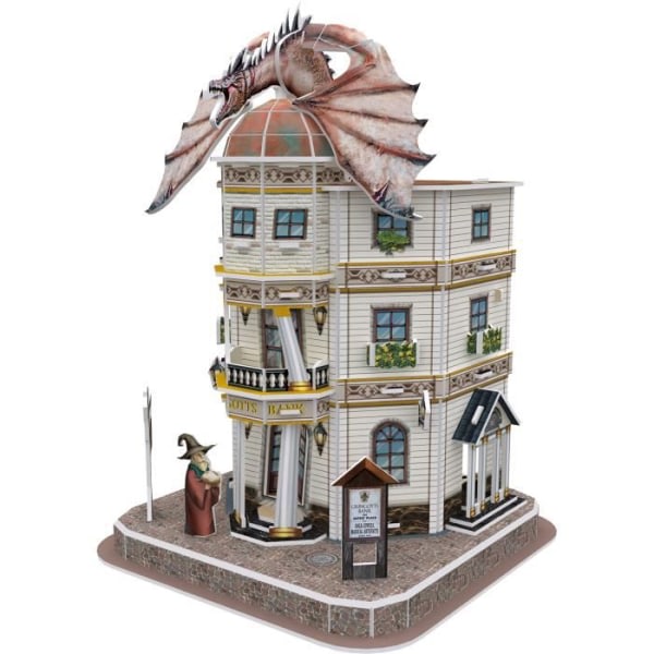 Cubic Fun | Harry Potter Gringotts Bank | Byggspel | 3D-pussel | 62 delar