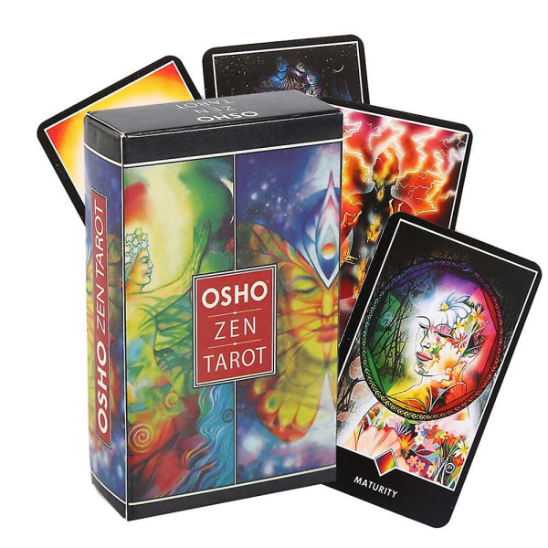 Tarot orakelkort mystiske spådomsserier Tarot pige kortspil brætspil Engelsk poker Osho zen Osho zen