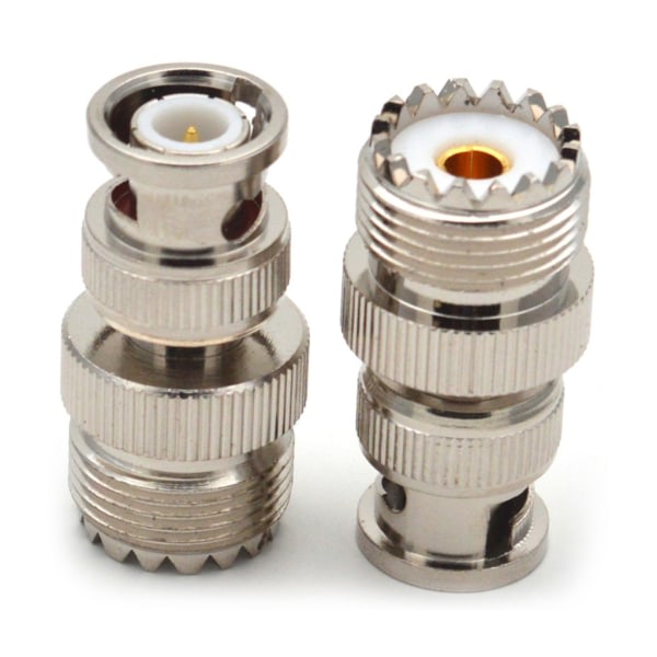 BNC til UHF RF Stikkit Coaxial BNC Han til UHF Hun RF BNC UHF Radio Adapter Kit til Antenner Trådløst LAN