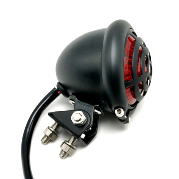 Vandtæt 12V Universal Motorcykel Blinklys Baglygte Motorcykel Baglygte Baglygte Nummerplade LED Baglygte Sort