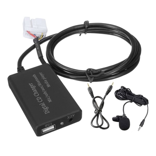 Auton stereoradio, langaton Bluetooth-yhteensopiva sovitinliitäntäkaapeli, musiikin vastaanotinmoduuli Honda-Accord Civic-CRV -autoille