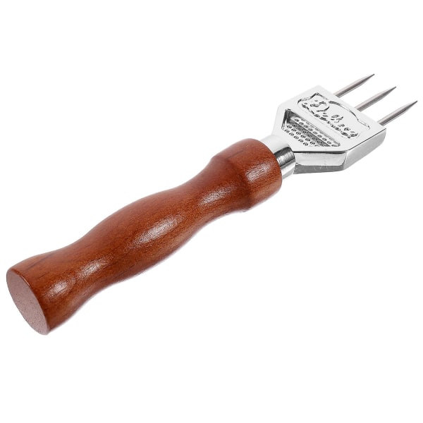 1. Trident Ishakke Ismejsel Hammer Rustfrit Stål Japansk Stil Brun 17.7X3.5X2CM