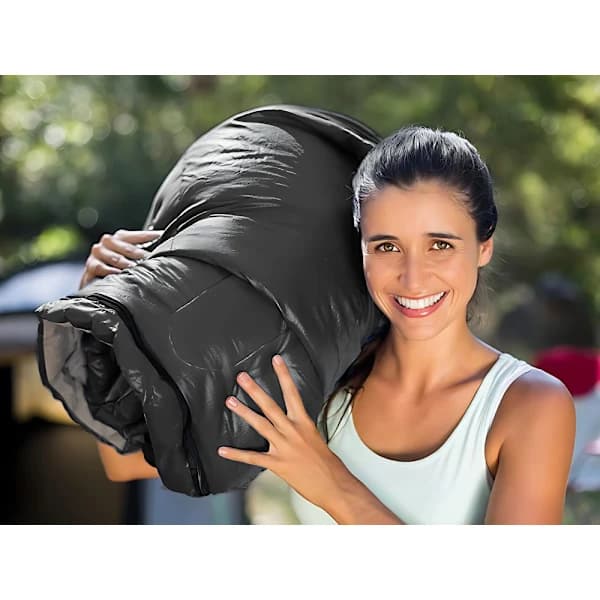 Sovepose Mummy - Varm campingpose med etui
