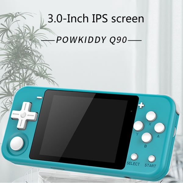 Retro Handheld Game Player 3.0 Inch IPS Screen 16GB Dual Open Source System Portable Pocket Mini Video Game Console White