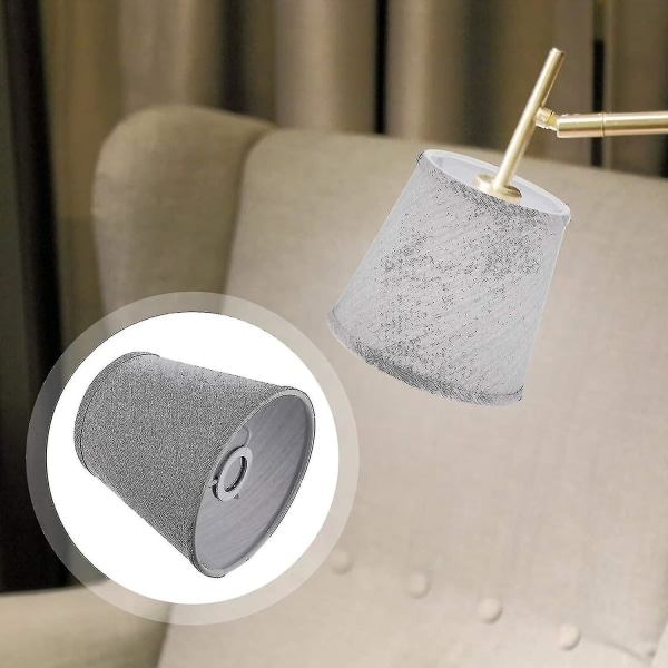 Bordslampeskærm Lysekrone Lampskærme Stof Klemme på Lampskærme Lampe