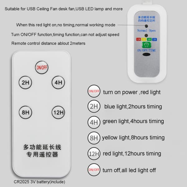 12V~24V til 5V 3A Mini USB strøm 3-lednings bil ladekabel null - Rett hode