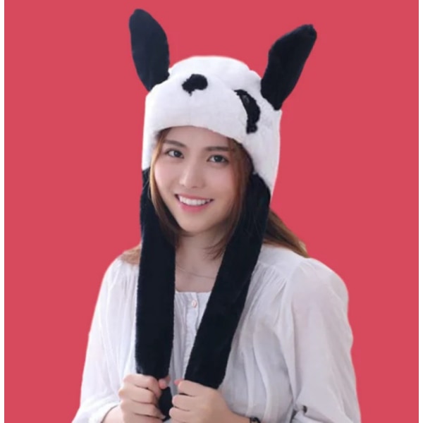 En bit hatt halsduk panda B