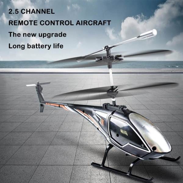 Elektrisk RC Helikopter Fjärrkontroll Flygplan 2.5 Kanaler Chris Vit One Size